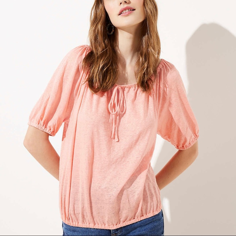 NWT Loft Linen Tunic T-shirt